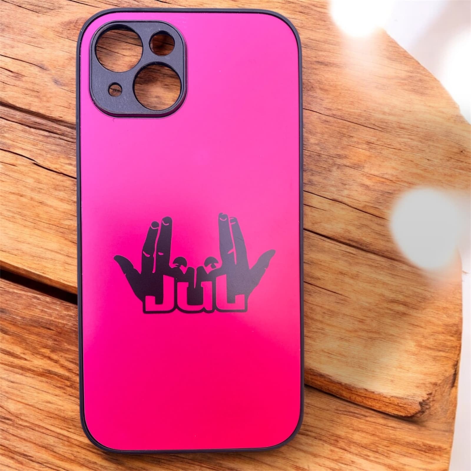 coque iphone 13 rose JUL